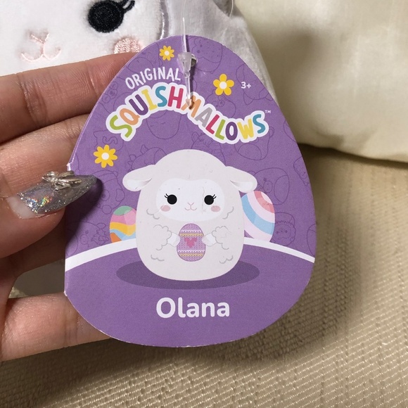NWT Squishmallows Olana The Lamb 4" - Picture 4 of 6